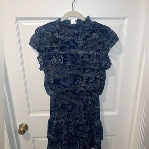 Aqua brand navy blue dress